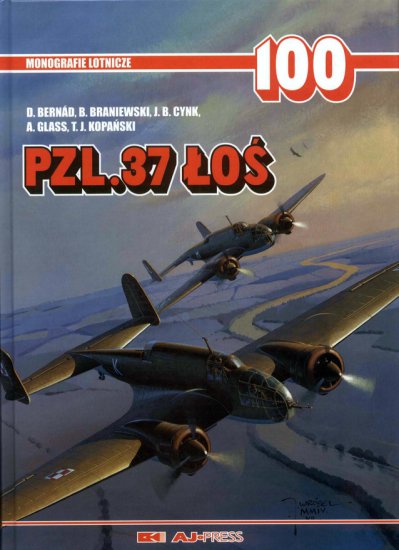 Monografie Lotnicze - 100. PZL P.37 Łoś okładka.jpg
