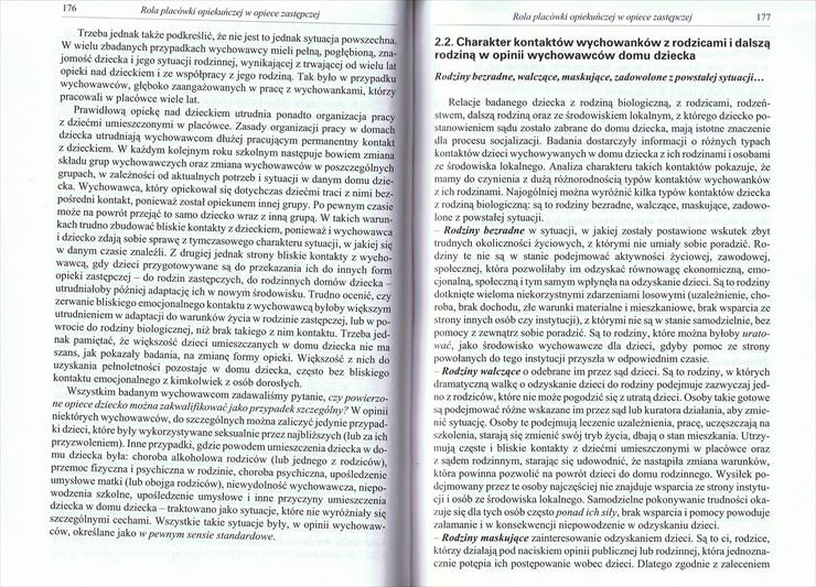 Hrynkiewicz - Odrzuceni. Analiza procesu umieszania dzieci w placówkach opieki - 176-177.jpg