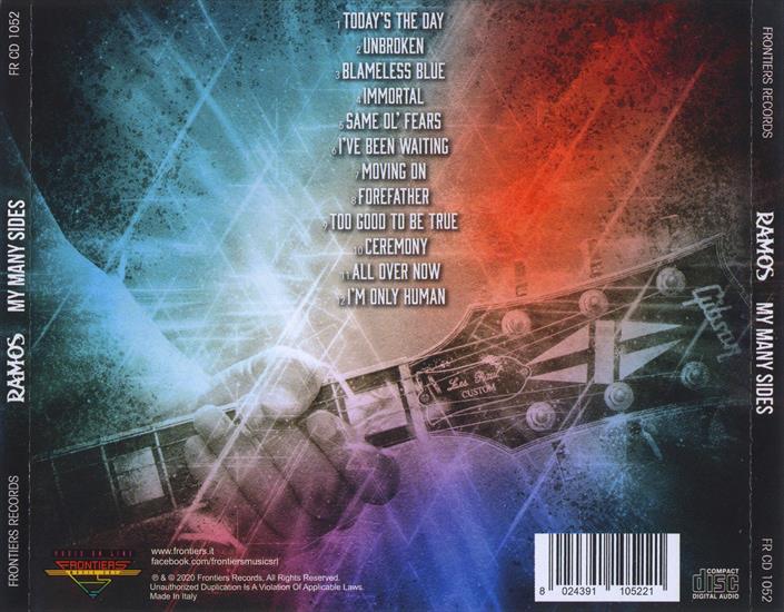 CD BACK COVER - CD BACK COVER - RAMOS - My Many Sides.bmp