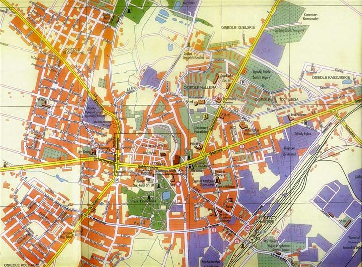 Przewodniki mapy - chojnice plan_miasto.jpg