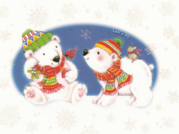 Tapetki świąteczne dla dzieci - Bear 2.jpg