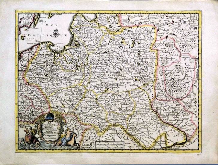 Mapy Polski z różnych okresów - 1735_Covens_Mortier_-_La_Pologne_grace.jpg