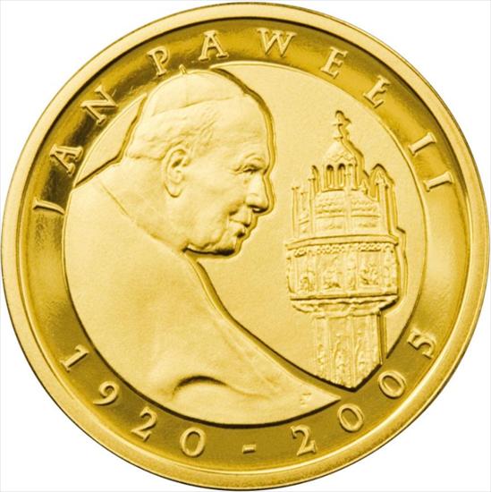 Monety Okolicznościowe Złote Au - 2005 - Papież Jan Paweł II.JPG