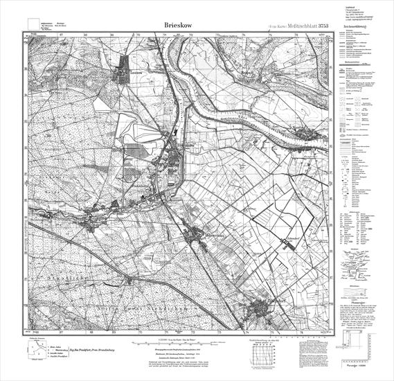 Niemieckie mapy 1-25 000 - 3753_Brieskow.tif