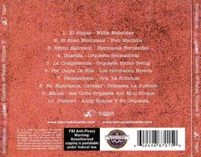 Lost Classics Of Salsa Vol.2 2006 - Va - Lost Classics Of Salsa Vol.2 - B.jpg
