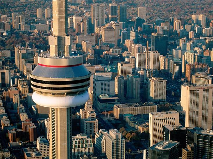 Canada - Canada,Aerial View of the CN Tower, Toronto.jpg