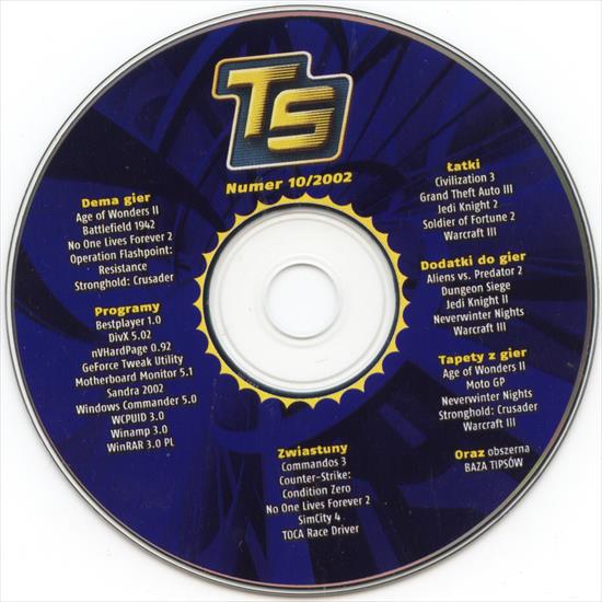 top Secret scany płyt i okładek CD - 2002-10 Top Secret płyta cd.JPG