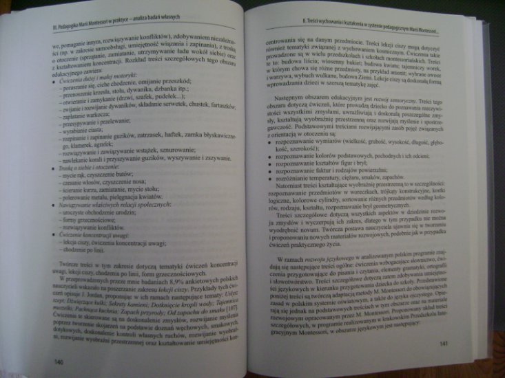 Pedagogika- książki m.in. M. Montessorii, J. Anrychowskiej- Biegacz, M. Bogdanowicz - DSC00172.JPG