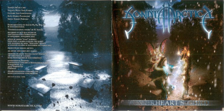 Sonata Arctica - 2003 - Winterhearts Guild Flac  Mp3 - Sonata Arctica - Frontal.jpg