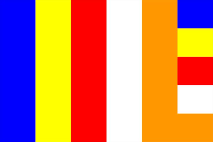 Flagi inne - Flaga Buddyjska.png