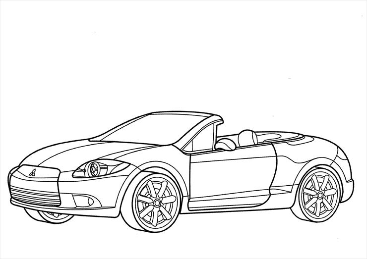 Samochody - Mitsubishi-Eclipse-Spyder-GT-coloring-page.jpg