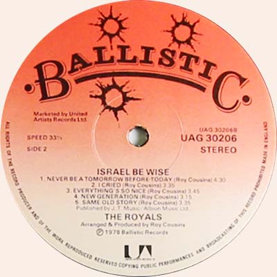 The Royals - Israel Be Wise ballistic lp 1978 p-a-todareggae - the royals - israel be wise - side 2.jpg