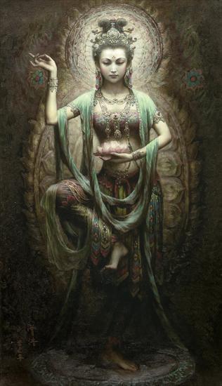 Boginie - Qun Yn posing as Lord Shiva.jpg