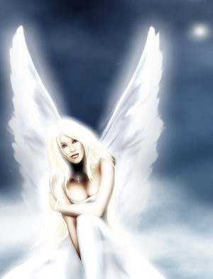 aniołki - anioł biały.jpg