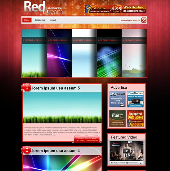  WordPress theme - RedDream.jpg