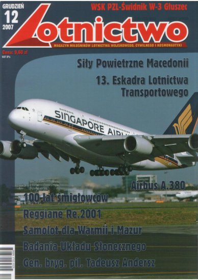 Lotnictwo - Lotnictwo 2007-12 okładka.jpg