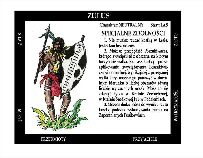 Karty Poszukiwacz 1 - Zulus.jpg