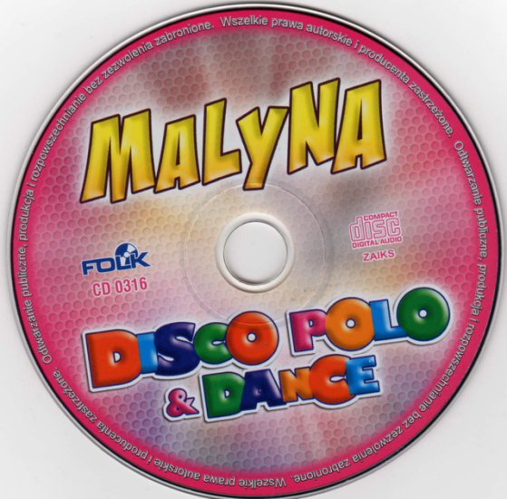 Marcin Miller  Basta Prezentują - Malyna 2 CD 2011 - Malyna CD.JPG