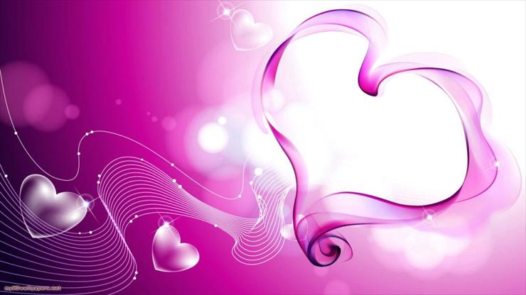 Tapety na ekran 1366x768 - Pink-love-hearts-smoke-1366x768.jpg
