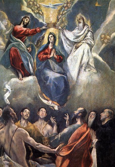 obrazy - 58.The Coronation of the Virgin 1591.jpg
