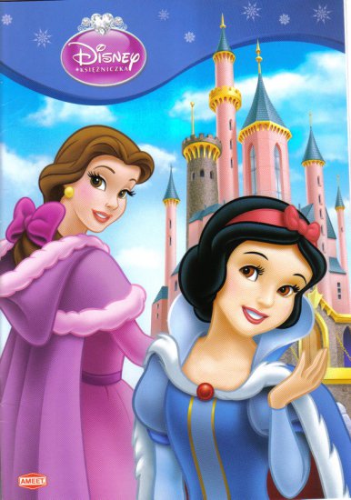 Księżniczki Disneya - ćw. do kolorowania - okładka.JPG