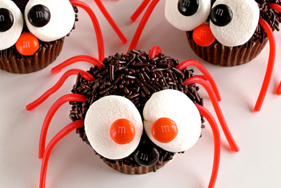 Ciastka, Słodycze - Spider Cupcakes.jpg