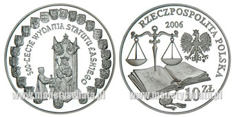 Srebrna kolekcja - 500 lecie wydania Statutu Łaskiego 2006.jpg