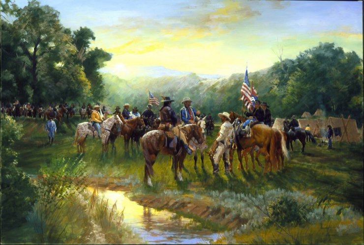 Wojny z Indianami Równin - Jim Carson_Sunrise, June 25th, 1876.jpg
