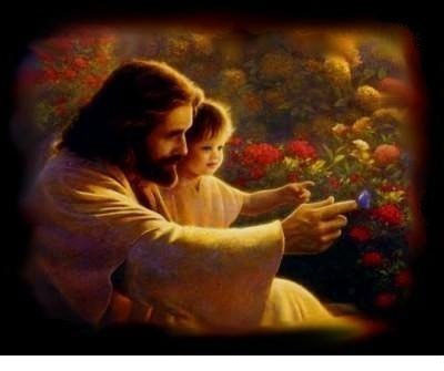 Pan Jezus obrazy - pan j i dziecko.jpg