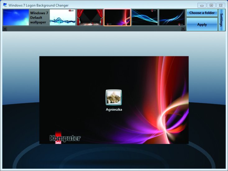 Windows 7 Logon Background Changer - screenh.jpg