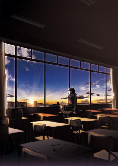 Female - Amemura,_Watching_the_Sunset_from_the_Classroom._144687_889x1248theAnimeGallery.com.jpeg