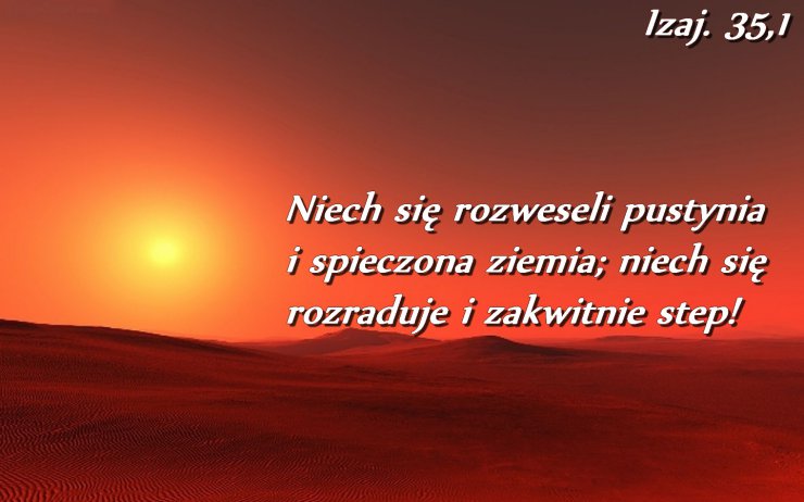 Tapety ze Słowem Bożym - Izaj. 35,1.jpg